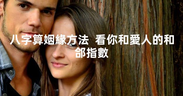 八字算姻緣方法  看你和愛人的和郃指數